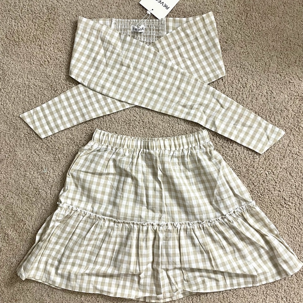 Zimmi Set Beige Check - Picture 4 of 4